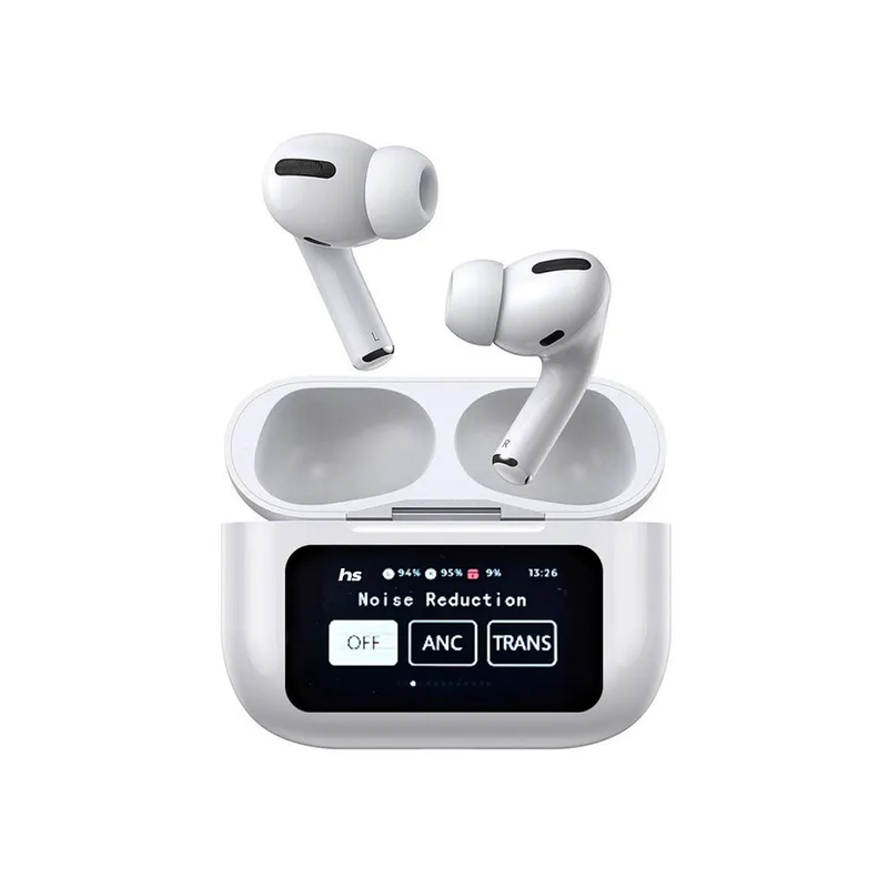 A9 Pro Airpods - A9 Pro Screen Airpods - Touch Screen Airpods - Airpods With Screen - Airpods Pro Anc Airpods - Digital Airpods - Lcd Airpods - Air Pods Pro - Anc Earbuds 28 Ratings18 Answered Questions